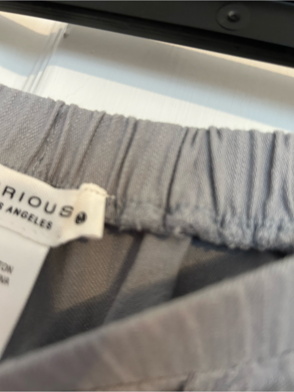 Light Gray Tiered Ruffle Skater Skirt with Elastic Waist - Picture 6 of 8